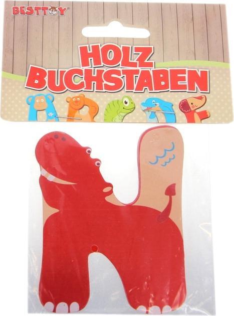 Besttoy Holzbuchstabe - N - rot