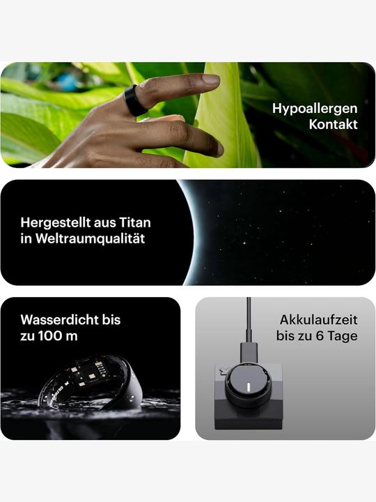 Produktbild Ultrahuman Ring Air (9, Space Silver)