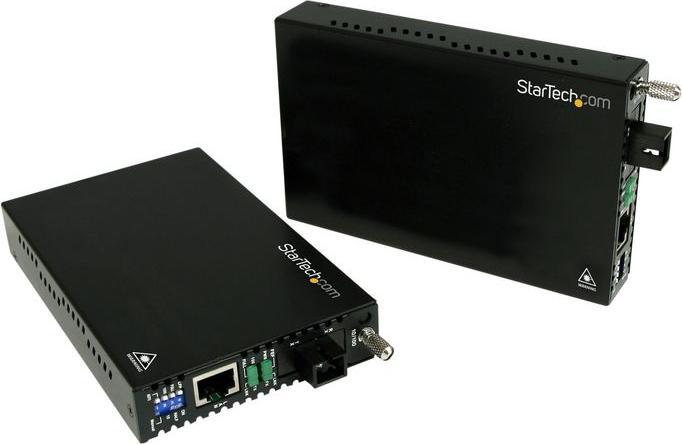 StarTech 10/100 Mbps Ethernet Fibre / Fibre optique monomode WDM Media Converter Kit SC 20 km - 100Base-FX