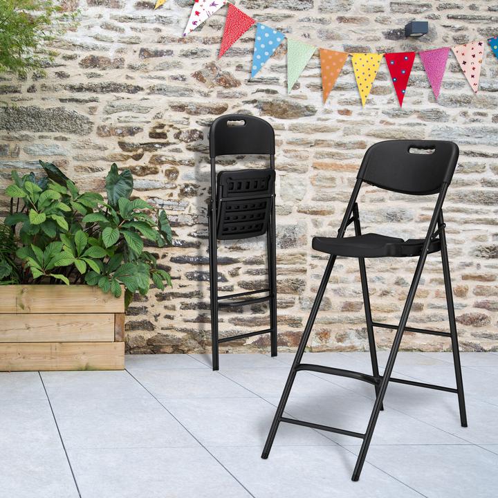 Actual product image Relaxdays 2x bar stool