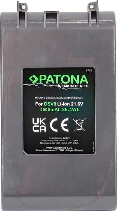 Immagine prodotto Patona Batteria Premium Dyson V8 4000mAh