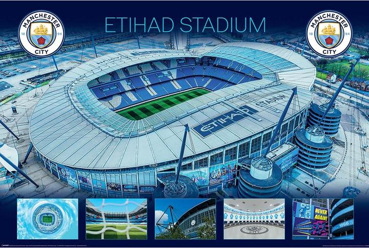 Actual product image Manchester City FC Etihad Stadium 199 Poster (91 x 61 cm)