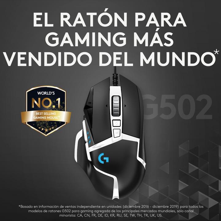 Immagine prodotto Logitech G G502 Eroe G502 (Cablato)