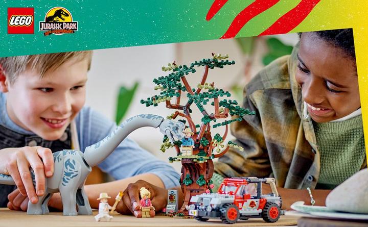 Actual product image LEGO 76960 Discovery of the Brachiosaurus (76960, LEGO Jurassic World)