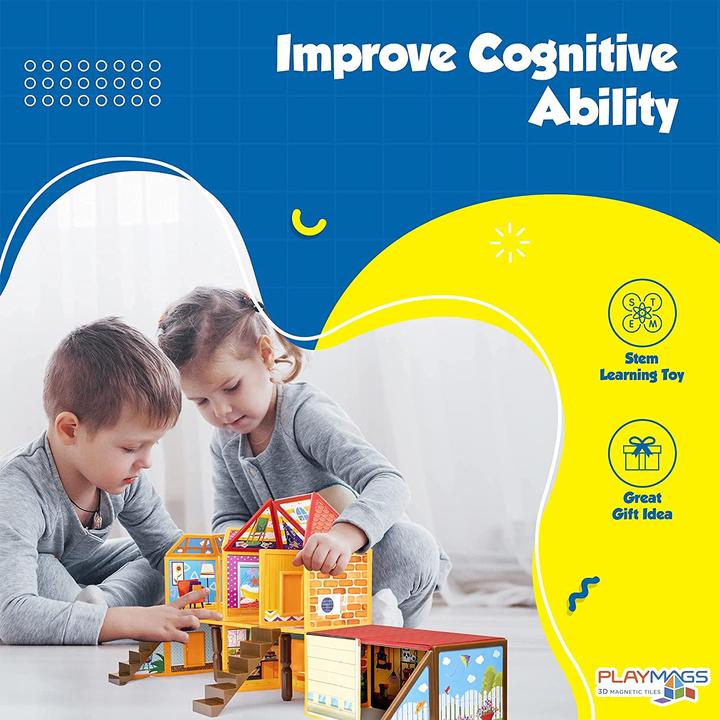 Image du produit Playmags Magnetisches Spielhaus