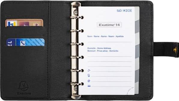 Actual product image Exacompta Agenda Exatime 14 SAD (Hardcover)