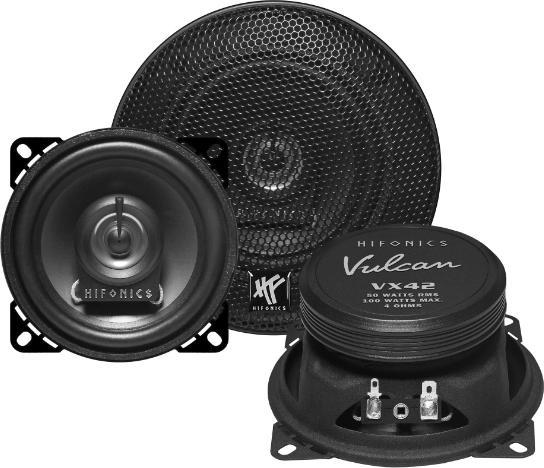 Produktbild Hifonics Vulcan VX42 2-Weg 10cm Lautsprecher (100 W, 10 cm)