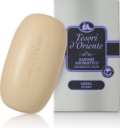 Produktbild Tesori d'Oriente Aromatische Festseife Myrrhe 125 Gramm (Seifenlotion)