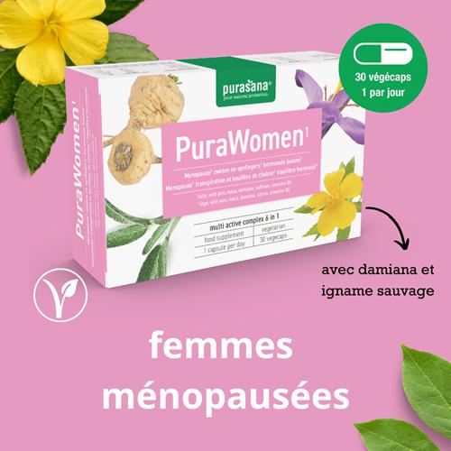 Image du produit Purasana PuraWOMEN Complexe de vitamines 6 en 1 Végétarien (30 pièce(s), Capsules, 23.20 g)