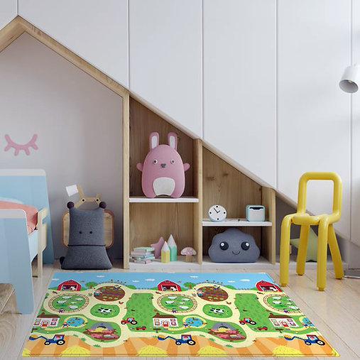 Actual product image Baby Care busy farm (140 x 210 cm)