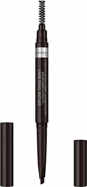 Actual product image Rimmel London Brow This Way Soft Black (04 Soft Black)