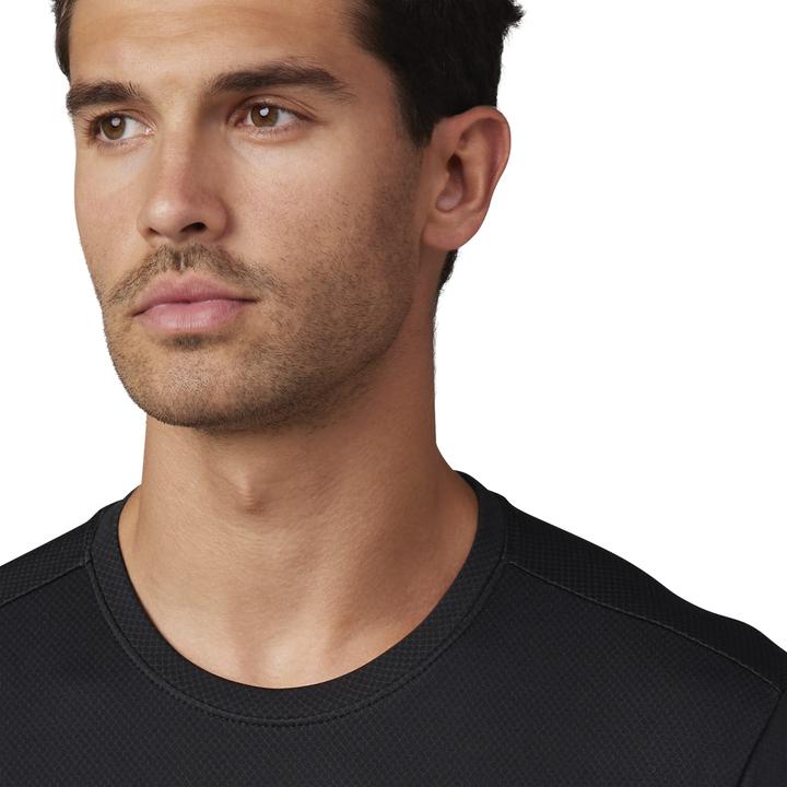 Actual product image Fox Tee 23 Tecbase Fire Ls Shirt Blk 2x (XXL)