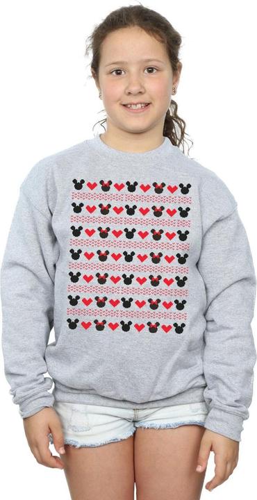 Image du produit Disney - Sweat MICKEY AND MINNIE CHRISTMAS HEARTS - Fille (140, 146)