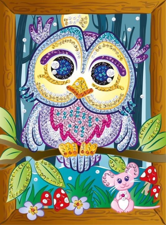 Actual product image Mammut Sequin Art Animals Owl