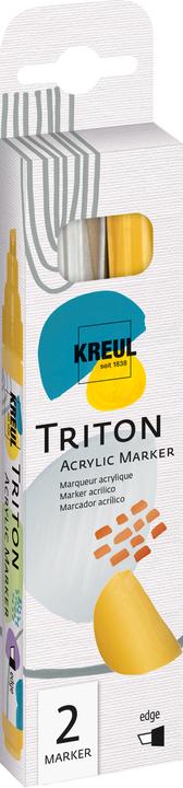 Image du produit Solo Goya Triton Acrylic Paint Marker set de 2 pièces (Argent, Or, 4 mm, 2 x)