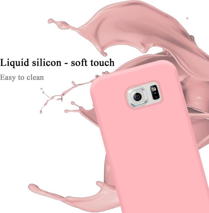 Actual product image Cadorabo TPU Liquid Silicone Case Cover (Samsung Galaxy S6 Edge)