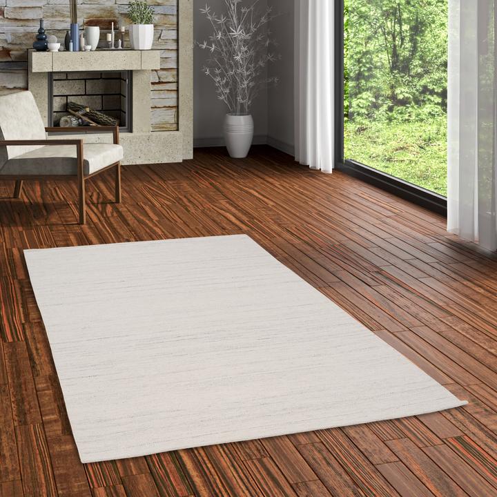 Actual product image Pergamon Wool rug Kelim Nature Woolly (200x200 cm)