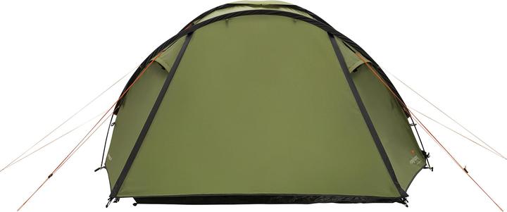 Actual product image Easy Camp Kuppelzelt Lomsdal 4 (olivgr?n, mit Tunnel-Anbau, Modell 2025) (Dome tent, 6.40 kg, 4 persons)