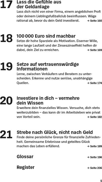 Nutritional values and ingredients 21 Dinge über deine Finanzen, die du wissen solltest (German, Matthias Kowalski, 2025)