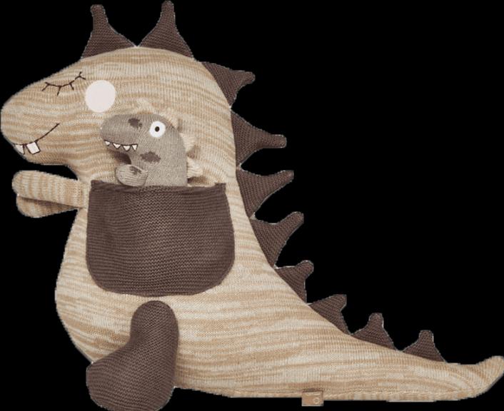 Actual product image Oyoy Cuddly toy Dina & Bobo 44 cm, Brown (30 cm)