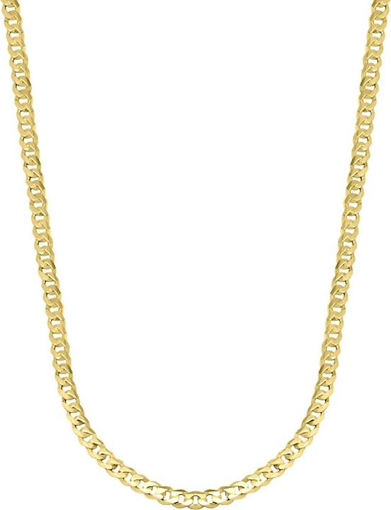 Candy Panzer-Halskette Hemera 3.3 mm, 925 Sterling Silber, vergoldet
