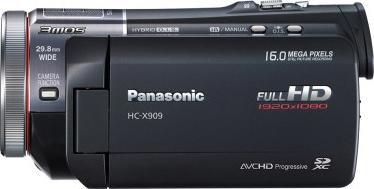 Produktbild Panasonic HC-X909, FullHD, DualFlash, 12xZoom, Black (12 x)