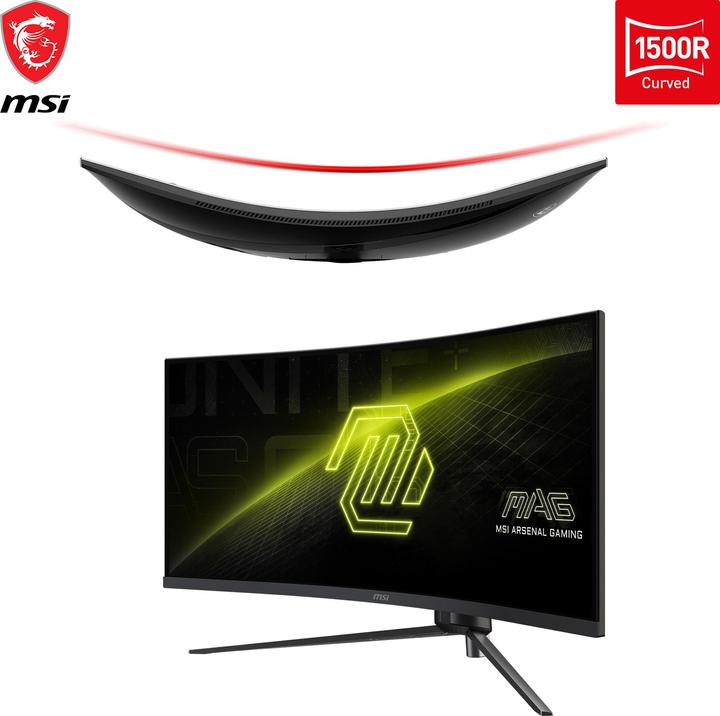 Produktbild MSI MAG 345CQRDE (3440 x 1440 Pixel, 34")