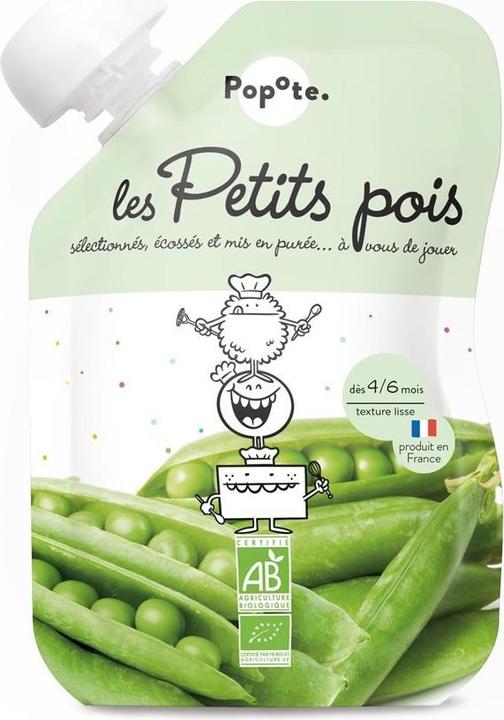 Produktbild Popote Quetschie Erbse BIO (120 g)