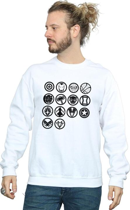 Immagine prodotto Felpa in cotone Avengers Infinity War Icons Assemble (M)