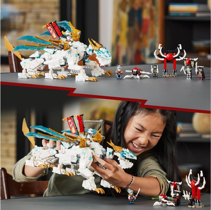 Actual product image LEGO Zane's ice dragon (71786, LEGO Ninjago)