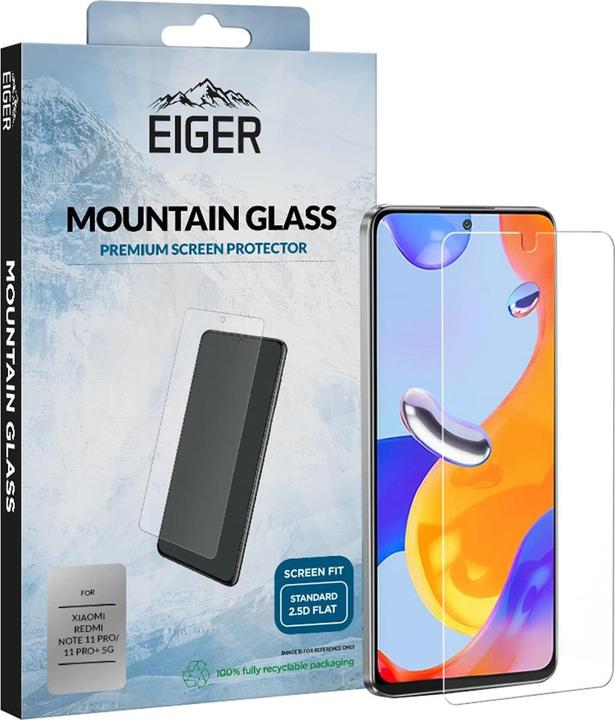 Immagine prodotto Eiger Mountain Glass Clear (1 Pezzo/i, Xiaomi Redmi Nota 11 Pro)