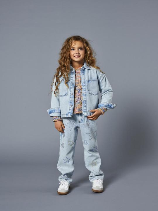 Produktbild Only Fly-Away Kragen Ärmelbündchen mit Knopf Jacke Jeansjacke (158)