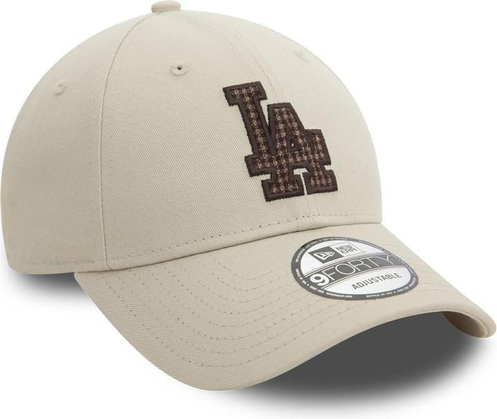 Produktbild New Era 9Forty Cap - CHECK INFILL Los Angeles Dodgers beige