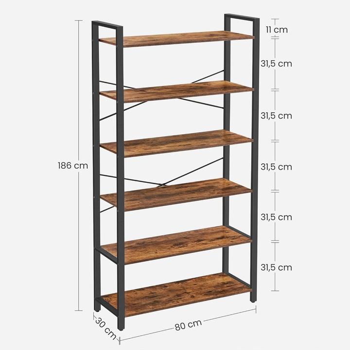 Immagine prodotto Vasagle Havanna (80 x 30 x 186 cm)