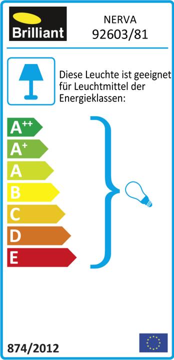 Energie-Label Brilliant Nerva (E14)