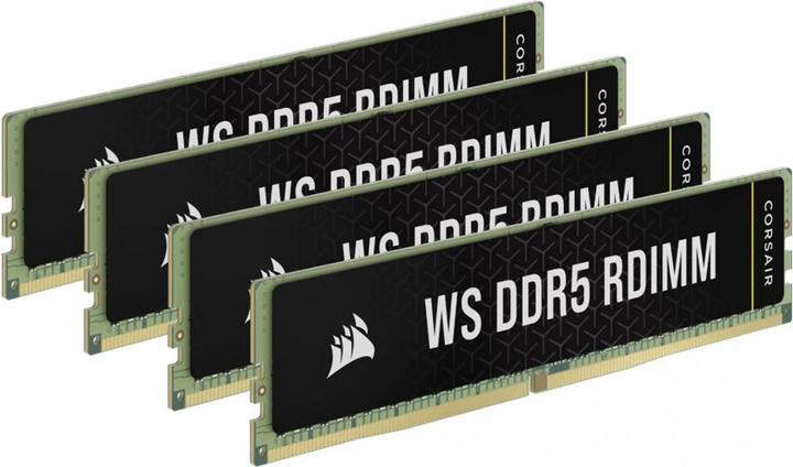 Actual product image Corsair DDR5, 5600MT/s 64GB 4x16GB RDIMM, Hynix Die, Single Rank, 40-40-40-77, Intel XMP 3.0 & AMD EXPO, WS (4 x 16GB, 5600 MHz, DDR5 RAM, R-DIMM)