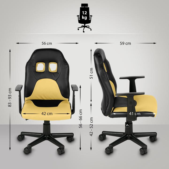 Actual product image CLP Kinder Bürostuhl Fun