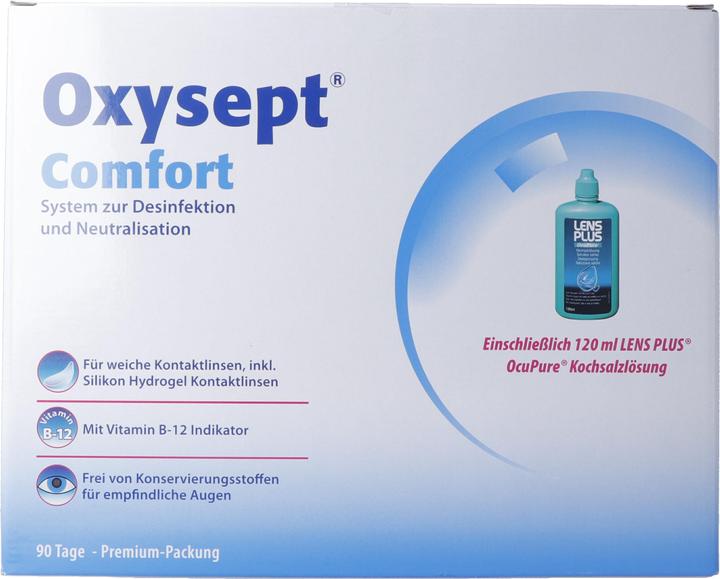 Produktbild Oxysept Comfort Lösung + LPOP (Peroxid-System, 900 ml)