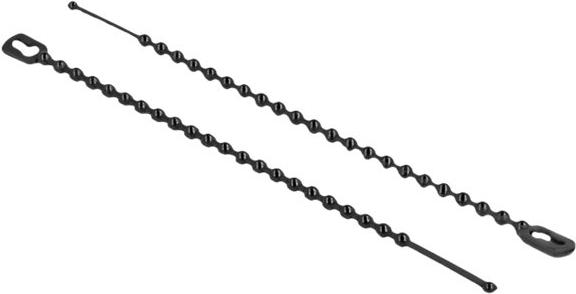 Produktbild Delock Blitzbinder wiederverwendbar L 100 x B 2,4 mm schwarz 100 Stück (Kunststoffkabelbinder, 100 mm, 100 Stk.)
