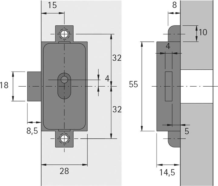 Productafbeelding Hettich Espagnoletslot
