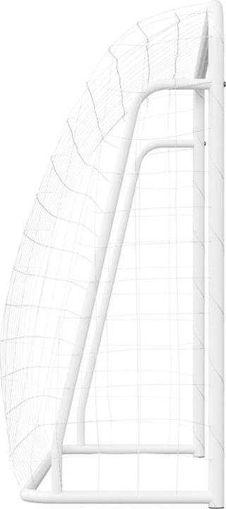 Immagine prodotto VidaXL Fussballtor mit Netz Weiss 214x75x152 cm Stahl & Polyester
