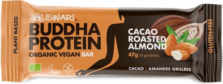 Immagine prodotto Iswari Buddha Energy Organic Cocoa & Almond Bar (47g) (1 pz., 47 g)