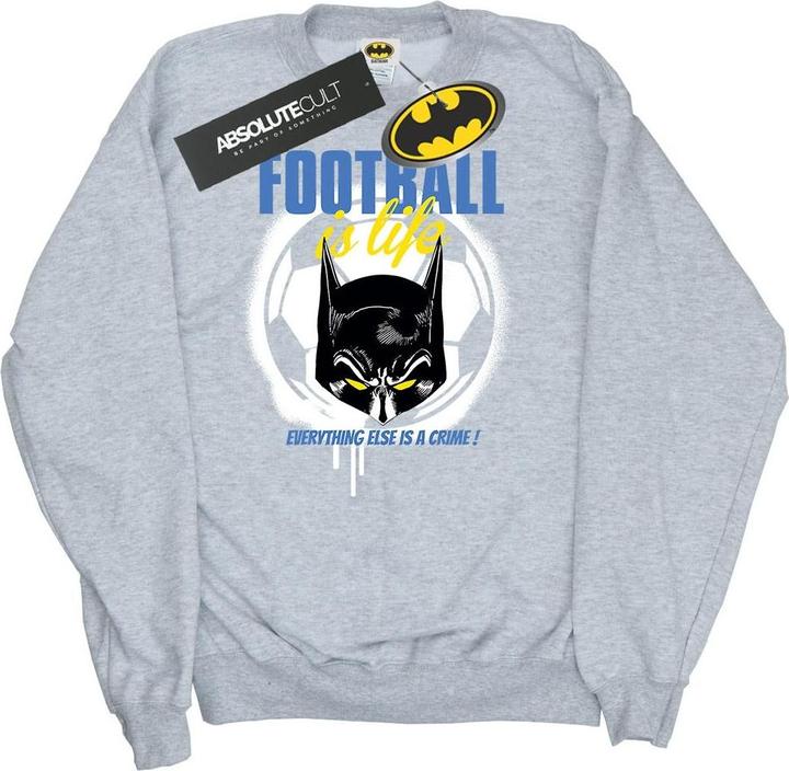 Image du produit - Sweat BATMAN FOOTBALL IS LIFE - Garçon (128)