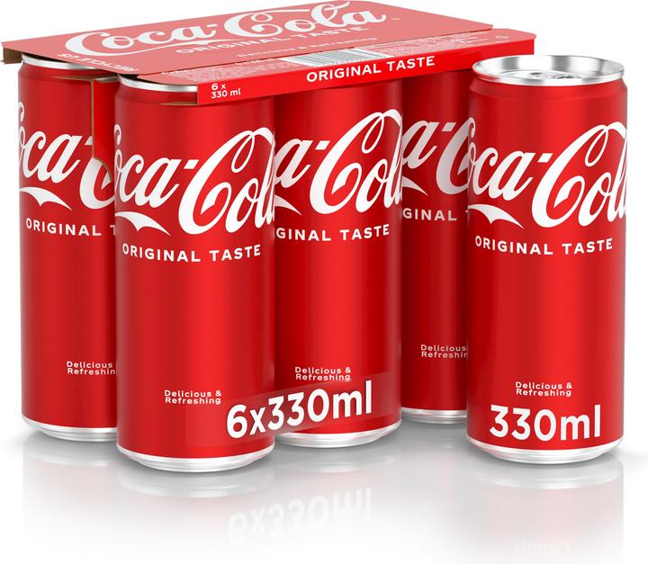 Actual product image Coca Cola Classic (6 x 33 cl)