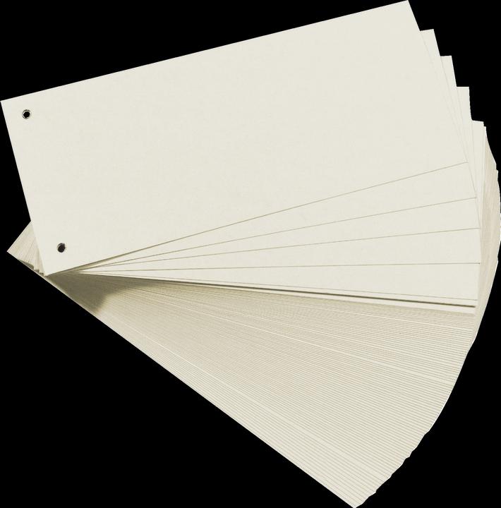 Herlitz Bande de séparation 10.5 x 24 cm, 100 pcs - blanc