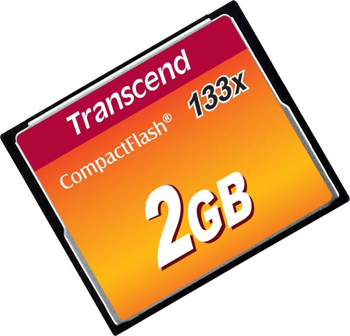 Image du produit Transcend Carte Compact Flash 2GB MLC (2 Go, CF)