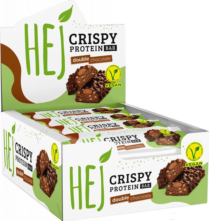 HEJ Nutrition HEJ Crispy Vegan Protein Bar (Chocolate Raspberry, 12 pcs., 540 g)