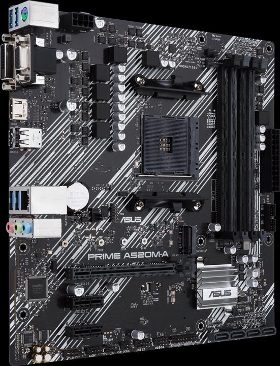 Produktbild ASUS PRIME A520M-A II/CSM (AM4, AMD A520, mATX)