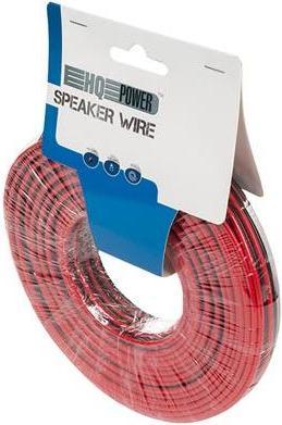 Image du produit Cables CÂBLE HAUT-PARLEUR - ROUGE/NOIR - 2 x 2.50 mm² - 25 m (25 m, 2.50 mm²² mm)