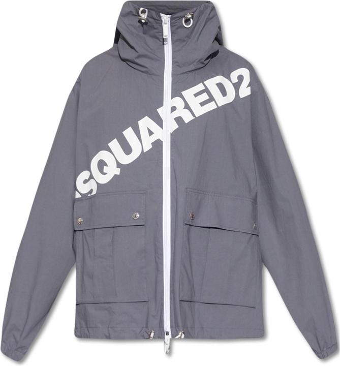 Dsquared2 Logo Hooded Windbreaker (46)